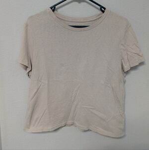 GAP Cream Short Sleeve Tee